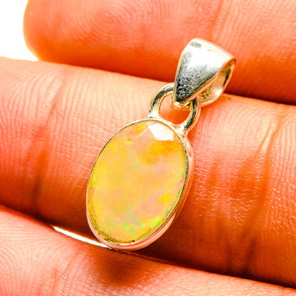 Ethiopian Opal Pendants handcrafted by Ana Silver Co - PD759568