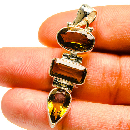 Citrine Pendants handcrafted by Ana Silver Co - PD759579