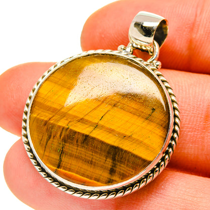 Tiger Eye Pendants handcrafted by Ana Silver Co - PD759898