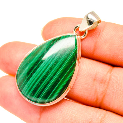 Malachite Pendants handcrafted by Ana Silver Co - PD7599