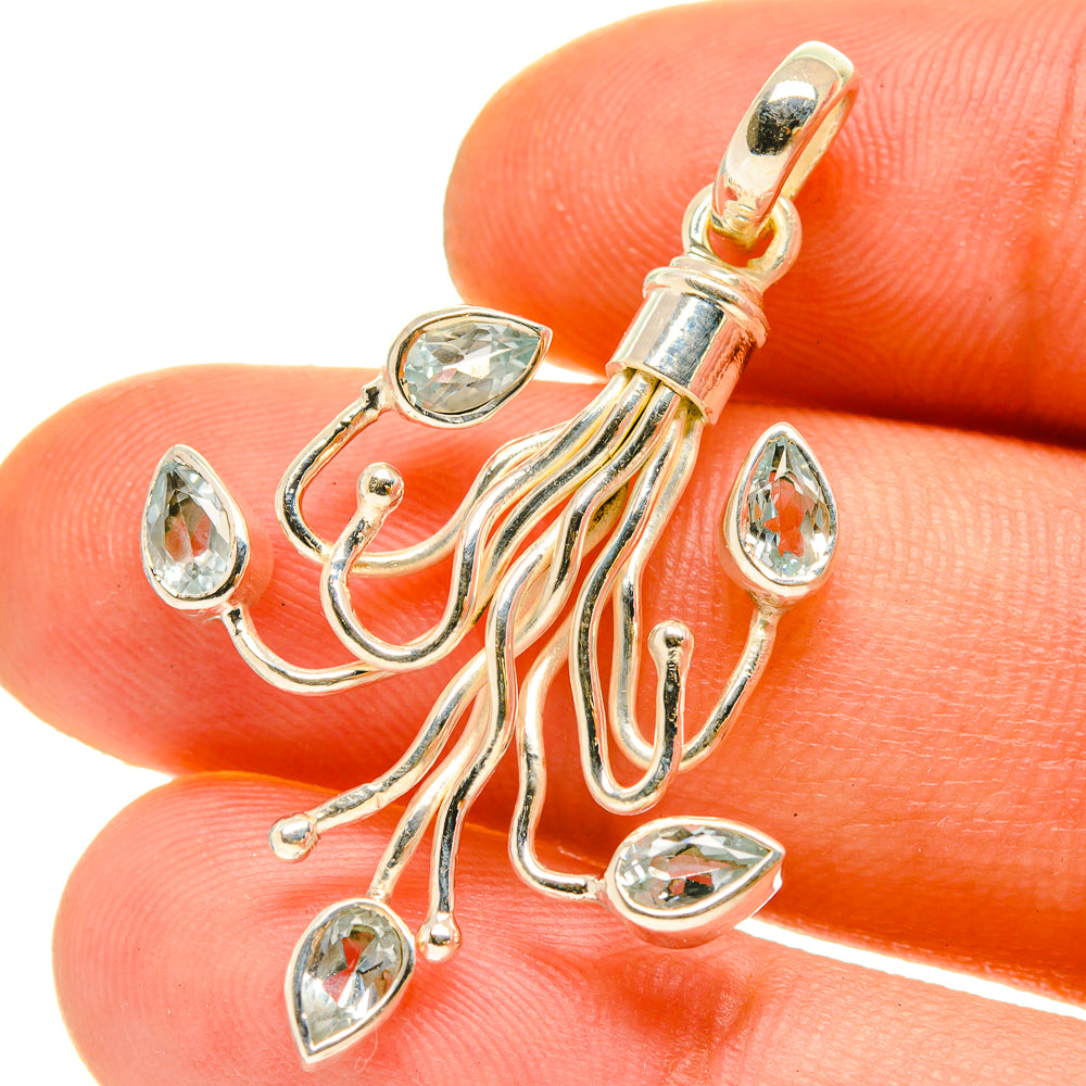 Blue Topaz Pendants handcrafted by Ana Silver Co - PD759900