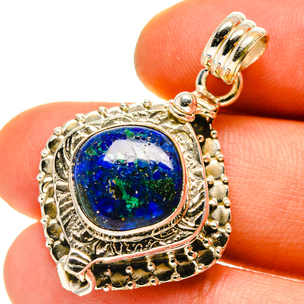 Azurite Pendants handcrafted by Ana Silver Co - PD759902