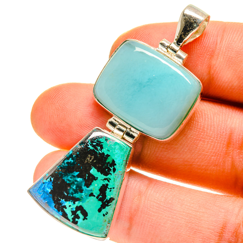 Shattuckite Pendants handcrafted by Ana Silver Co - PD759904