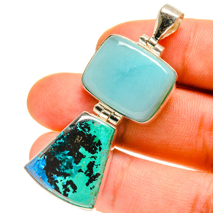 Shattuckite Pendants handcrafted by Ana Silver Co - PD759904
