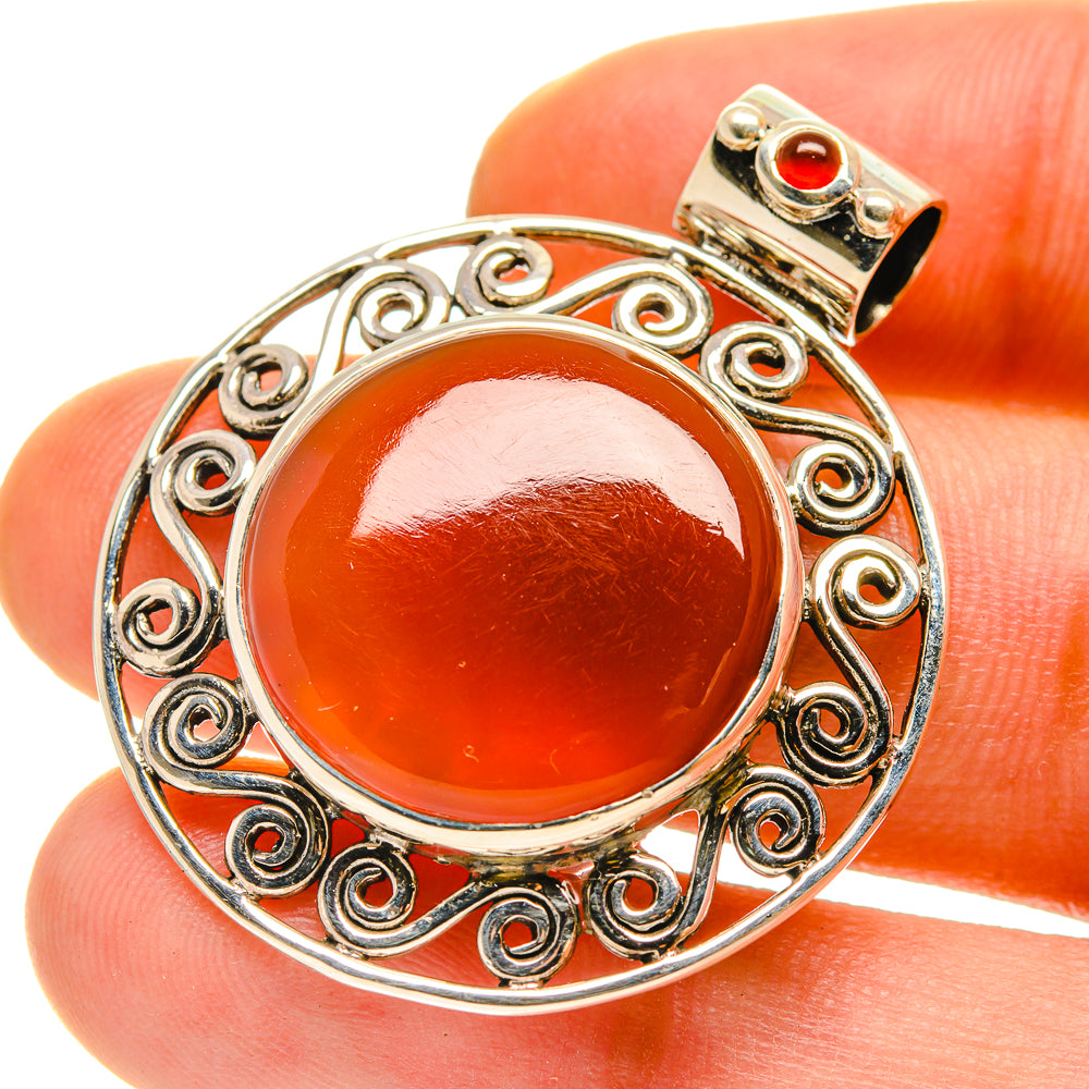 Carnelian Pendants handcrafted by Ana Silver Co - PD759905