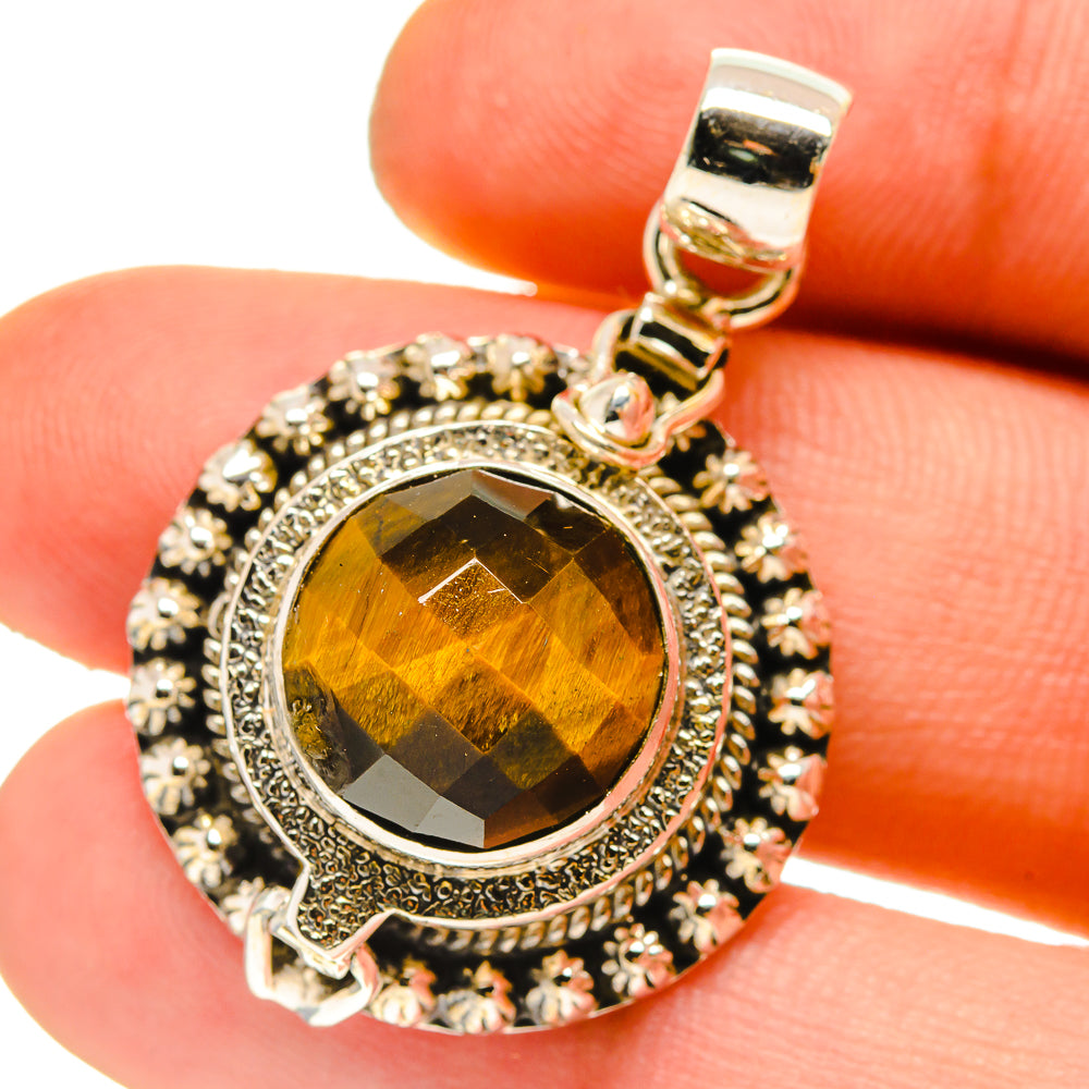 Tiger Eye Pendants handcrafted by Ana Silver Co - PD759906