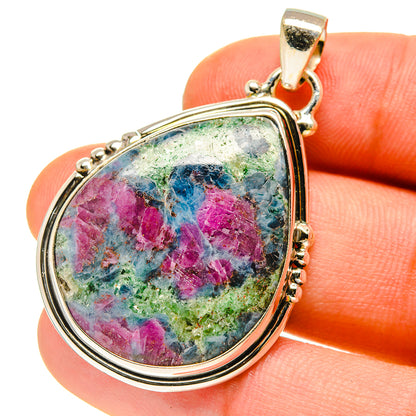 Ruby Fuchsite Pendants handcrafted by Ana Silver Co - PD759917
