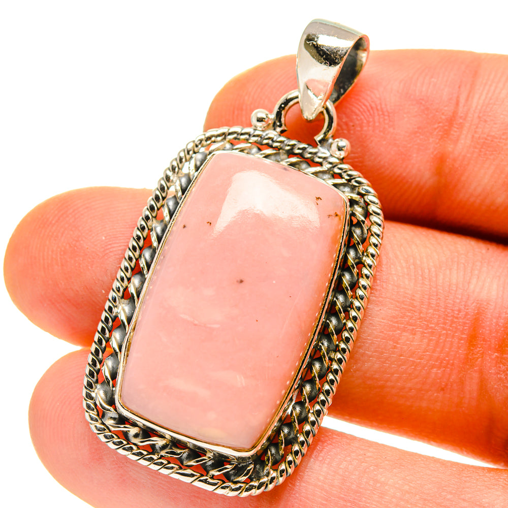 Pink Opal Pendants handcrafted by Ana Silver Co - PD759921