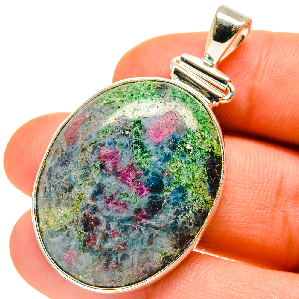 Ruby Fuchsite Pendants handcrafted by Ana Silver Co - PD759926
