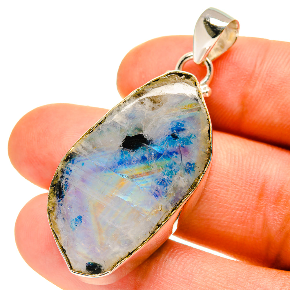 Rainbow Moonstone Pendants handcrafted by Ana Silver Co - PD759927