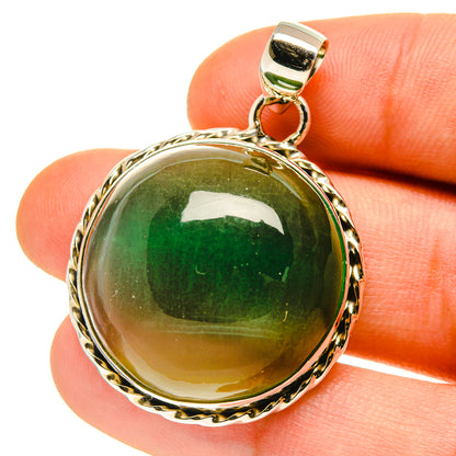 Green Fluorite Pendants handcrafted by Ana Silver Co - PD759934