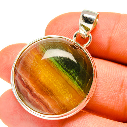 Green Fluorite Pendants handcrafted by Ana Silver Co - PD759938