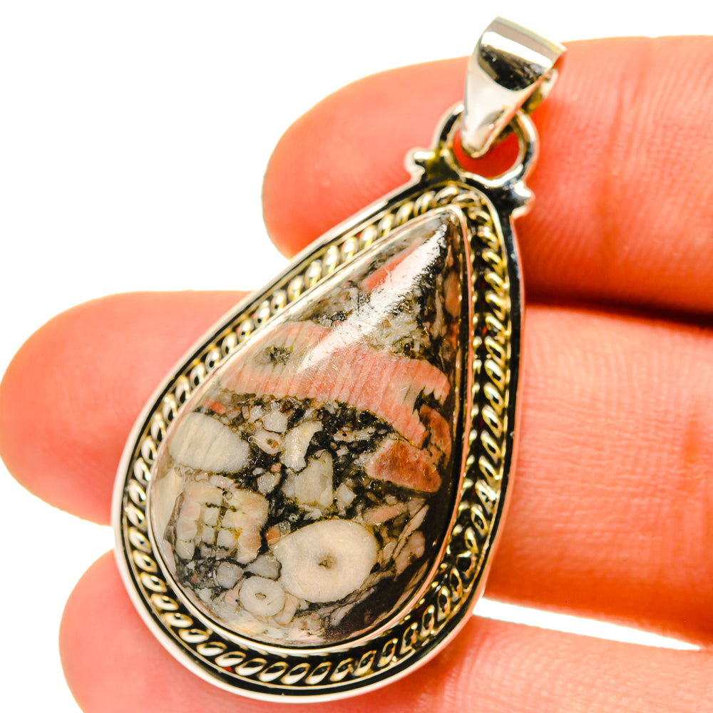 Crinoid Fossil Pendants handcrafted by Ana Silver Co - PD759946