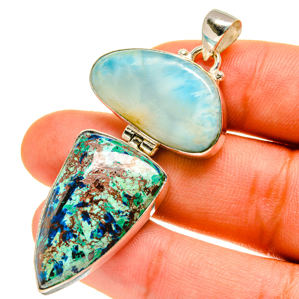 Shattuckite Pendants handcrafted by Ana Silver Co - PD759956