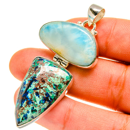 Shattuckite Pendants handcrafted by Ana Silver Co - PD759956
