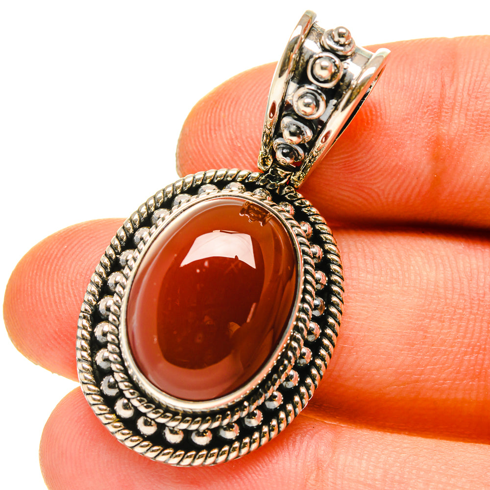 Carnelian Pendants handcrafted by Ana Silver Co - PD759957
