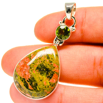 Unakite Pendants handcrafted by Ana Silver Co - PD759960