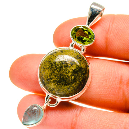 Rainforest Jasper Pendants handcrafted by Ana Silver Co - PD759961