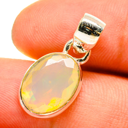Ethiopian Opal Pendants handcrafted by Ana Silver Co - PD759963