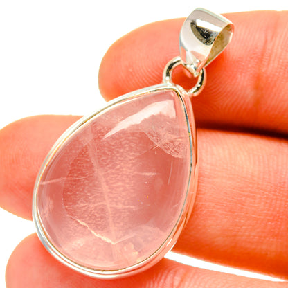 Rose Quartz Pendants handcrafted by Ana Silver Co - PD759974