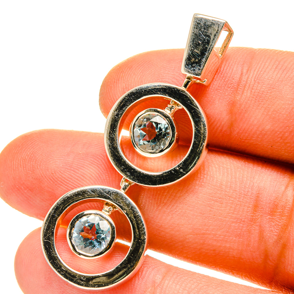 Blue Topaz Pendants handcrafted by Ana Silver Co - PD759975