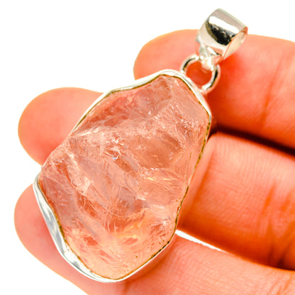 Rose Quartz Pendants handcrafted by Ana Silver Co - PD759979