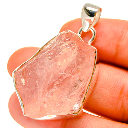 Rose Quartz Pendants handcrafted by Ana Silver Co - PD759981