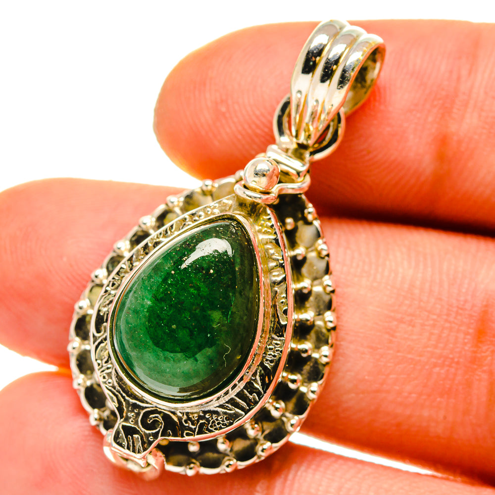 Green Aventurine Pendants handcrafted by Ana Silver Co - PD759982