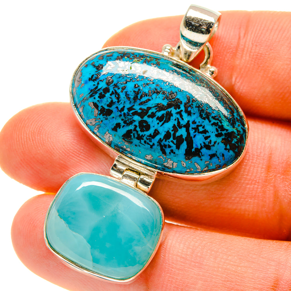 Shattuckite Pendants handcrafted by Ana Silver Co - PD759987
