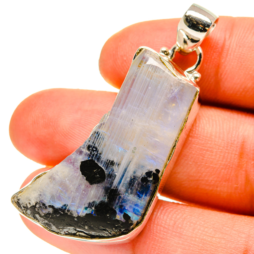 Rainbow Moonstone Pendants handcrafted by Ana Silver Co - PD759988