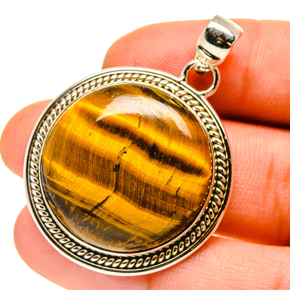 Tiger Eye Pendants handcrafted by Ana Silver Co - PD759990