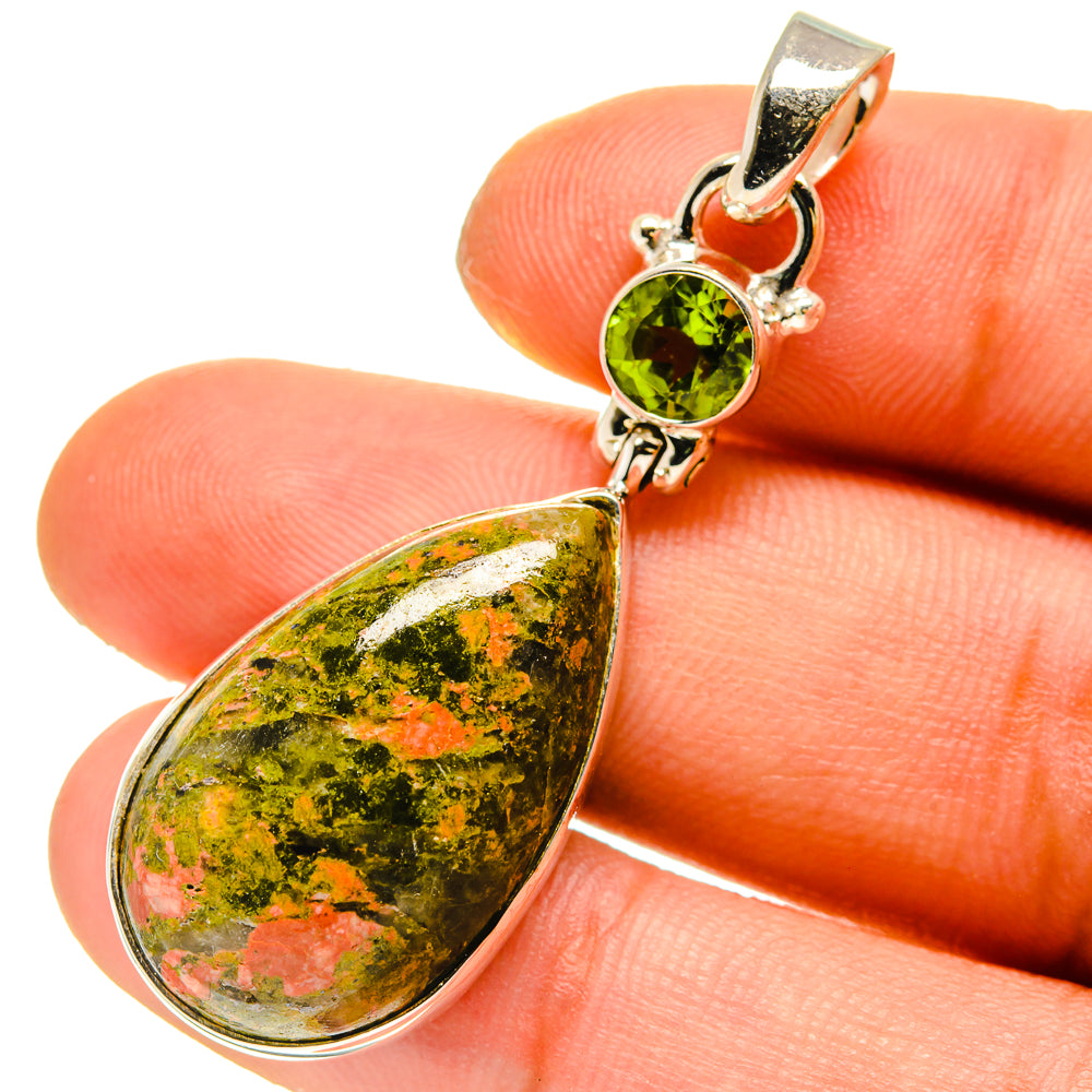 Unakite Pendants handcrafted by Ana Silver Co - PD759993