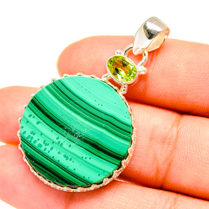 Malachite Pendants handcrafted by Ana Silver Co - PD7600
