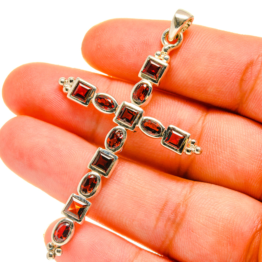 Garnet Pendants handcrafted by Ana Silver Co - PD760004