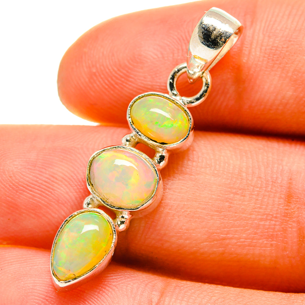Ethiopian Opal Pendants handcrafted by Ana Silver Co - PD760005
