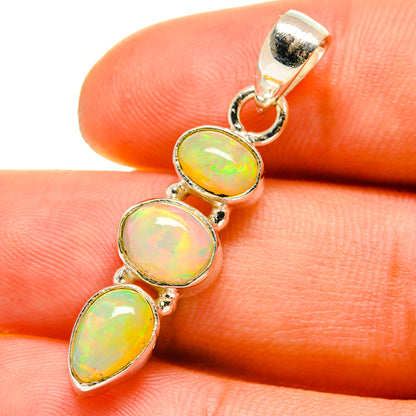 Ethiopian Opal Pendants handcrafted by Ana Silver Co - PD760005