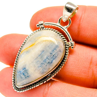 Blue Scheelite Pendants handcrafted by Ana Silver Co - PD760006