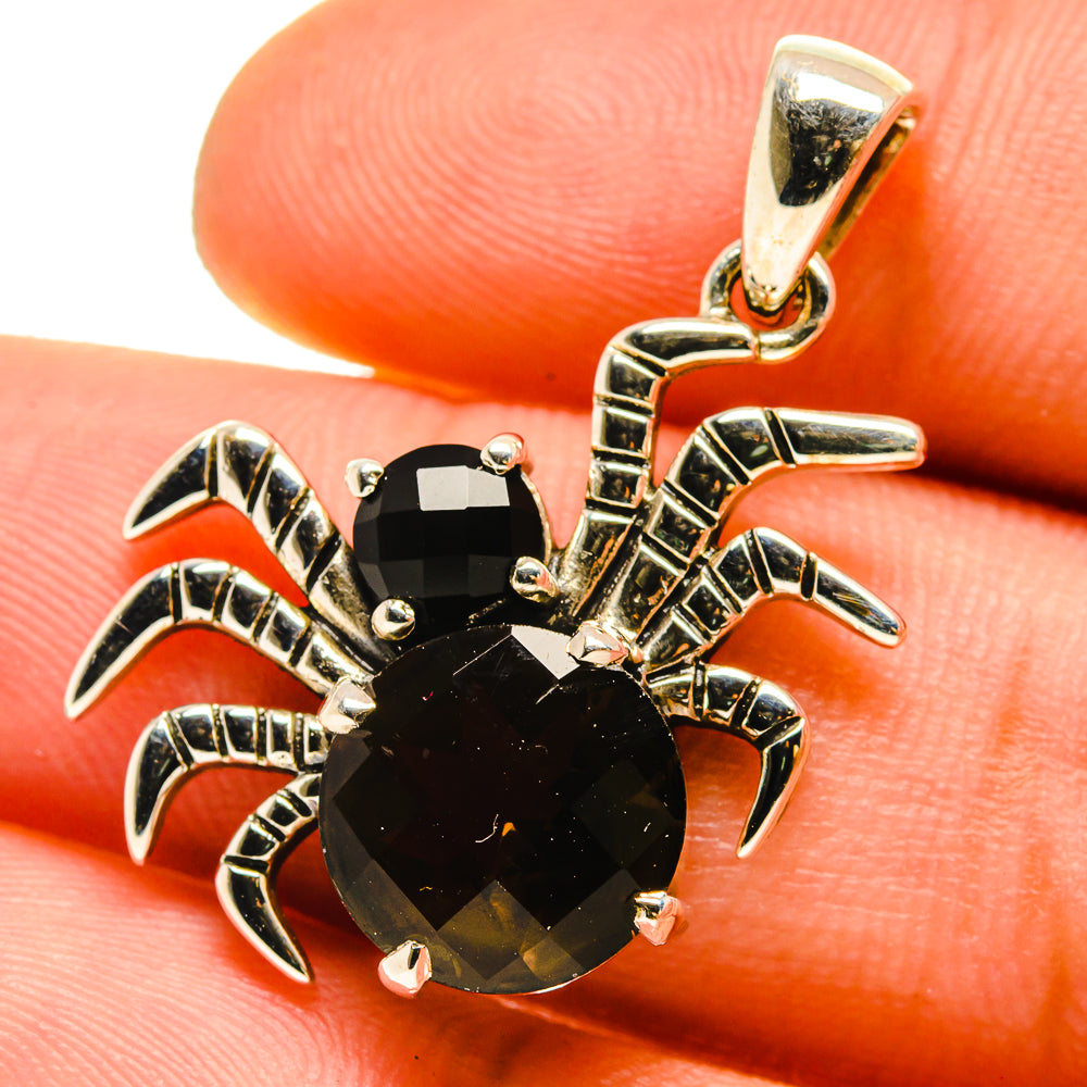 Smoky Quartz Pendants handcrafted by Ana Silver Co - PD760013