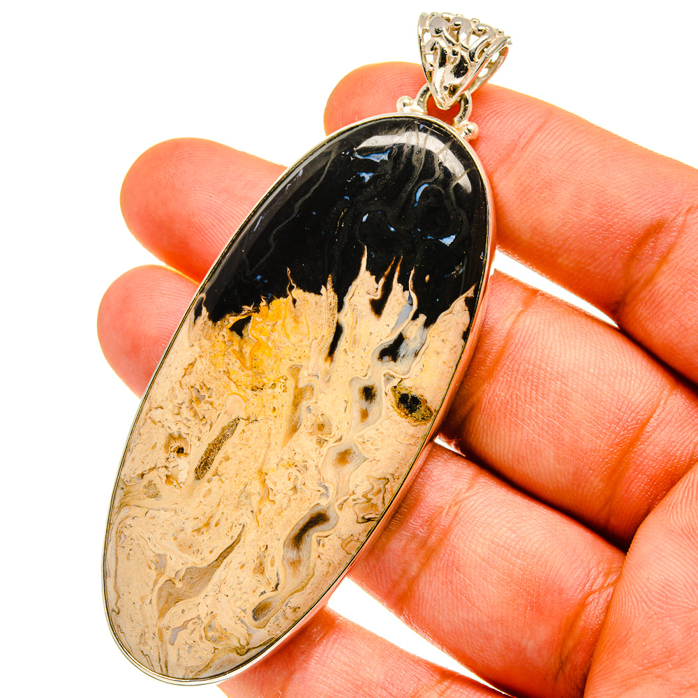 Peanut Wood Jasper Pendants handcrafted by Ana Silver Co - PD760017