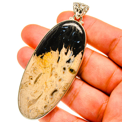Peanut Wood Jasper Pendants handcrafted by Ana Silver Co - PD760017