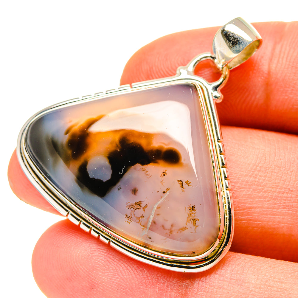Montana Agate Pendants handcrafted by Ana Silver Co - PD760026