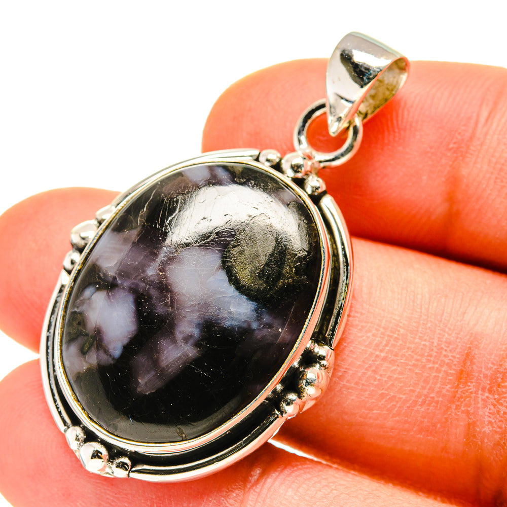 Gabbro Stone Pendants handcrafted by Ana Silver Co - PD760027