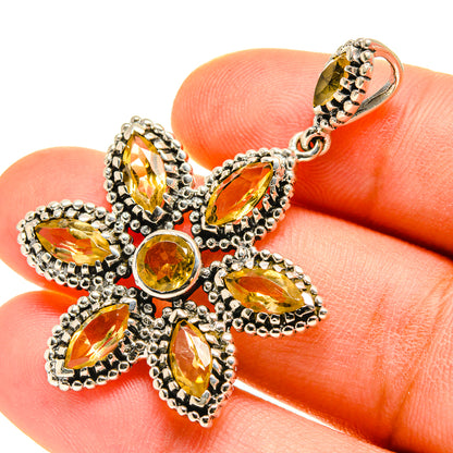 Citrine Pendants handcrafted by Ana Silver Co - PD760033