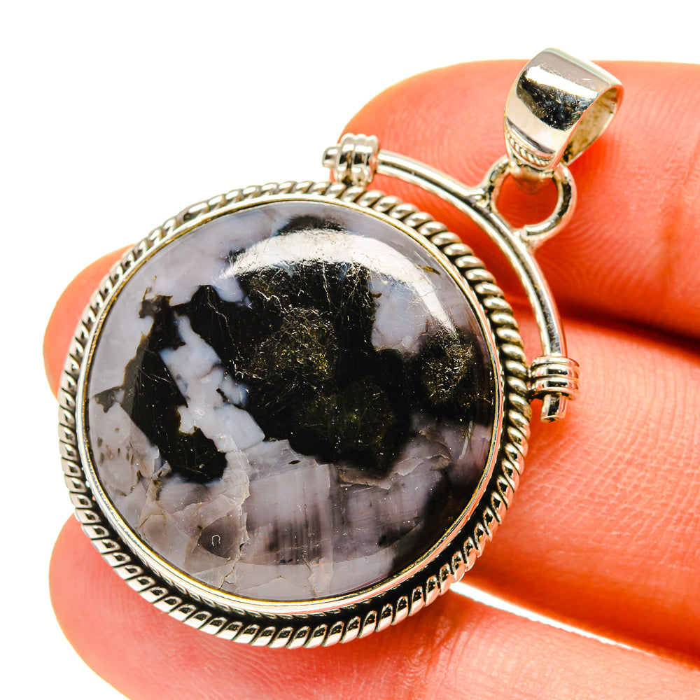 Gabbro Stone Pendants handcrafted by Ana Silver Co - PD760041
