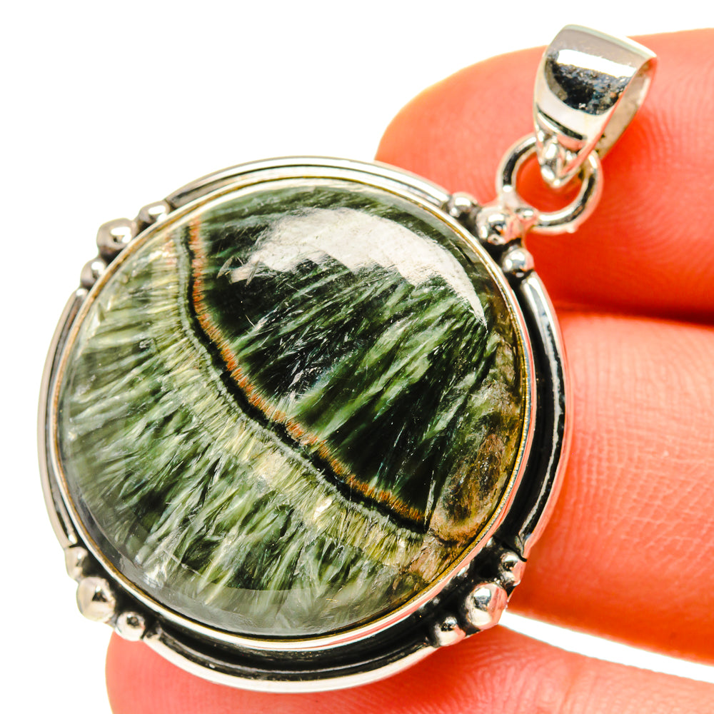 Seraphinite Pendants handcrafted by Ana Silver Co - PD760042