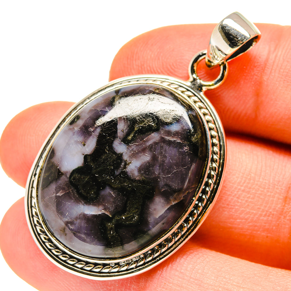 Gabbro Stone Pendants handcrafted by Ana Silver Co - PD760050