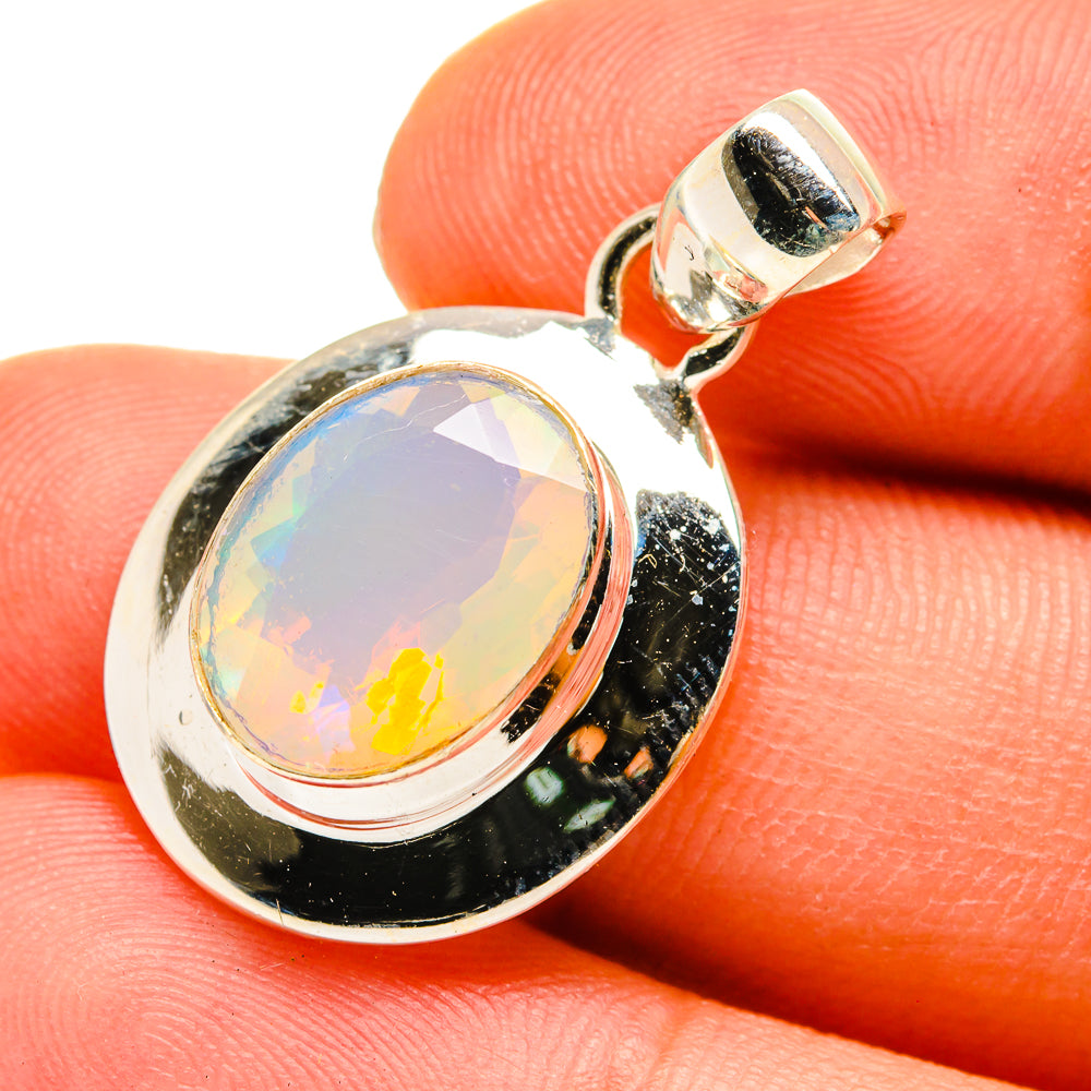 Ethiopian Opal Pendants handcrafted by Ana Silver Co - PD760062