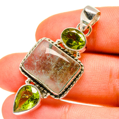 Green Fluorite Pendants handcrafted by Ana Silver Co - PD760084