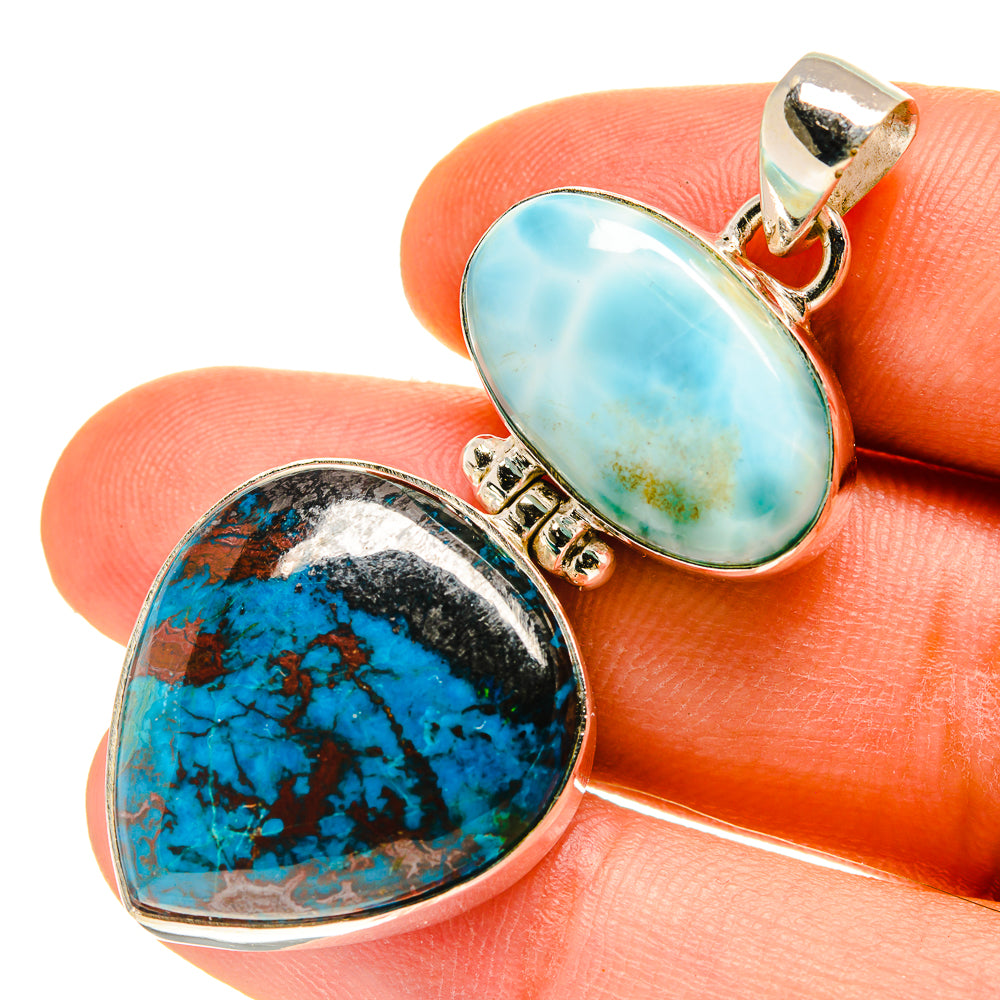 Shattuckite Pendants handcrafted by Ana Silver Co - PD760085
