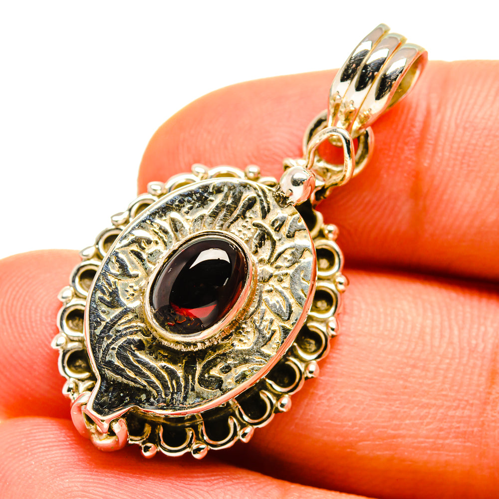 Garnet Pendants handcrafted by Ana Silver Co - PD760090